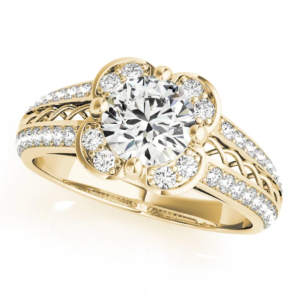 ENGAGEMENT RINGS HALO ROUND - Image 4