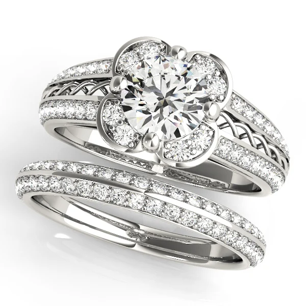 ENGAGEMENT RINGS HALO ROUND - Image 3