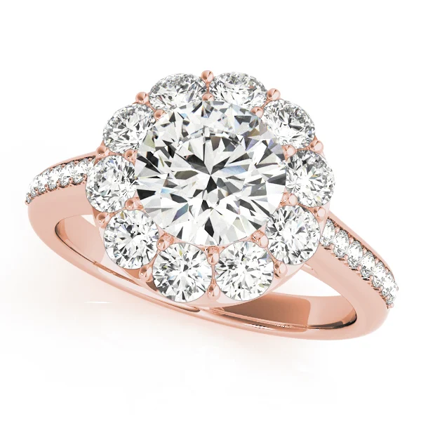 ENGAGEMENT RINGS HALO ROUND - Image 7