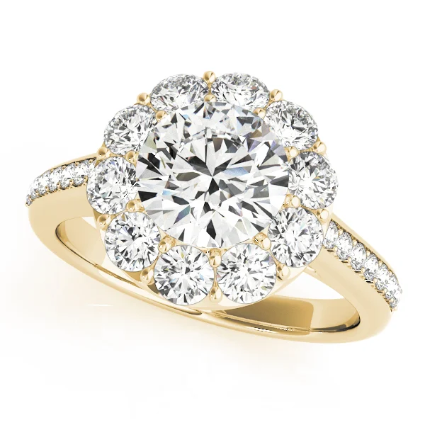 ENGAGEMENT RINGS HALO ROUND - Image 4
