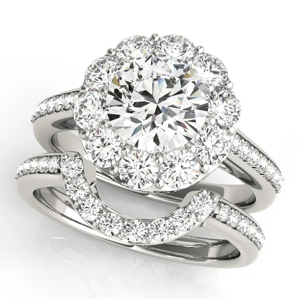ENGAGEMENT RINGS HALO ROUND - Image 3