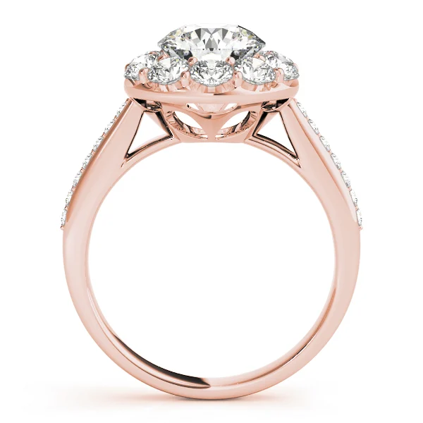ENGAGEMENT RINGS HALO ROUND - Image 8
