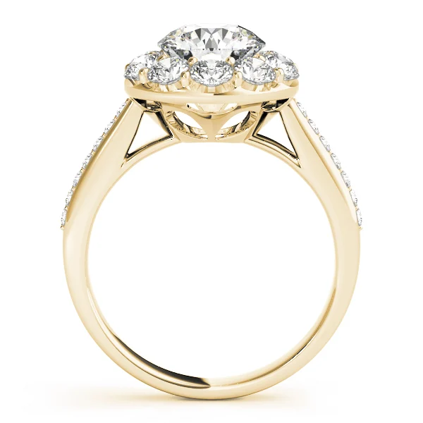 ENGAGEMENT RINGS HALO ROUND - Image 5