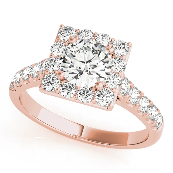ENGAGEMENT RINGS HALO ROUND - Image 7
