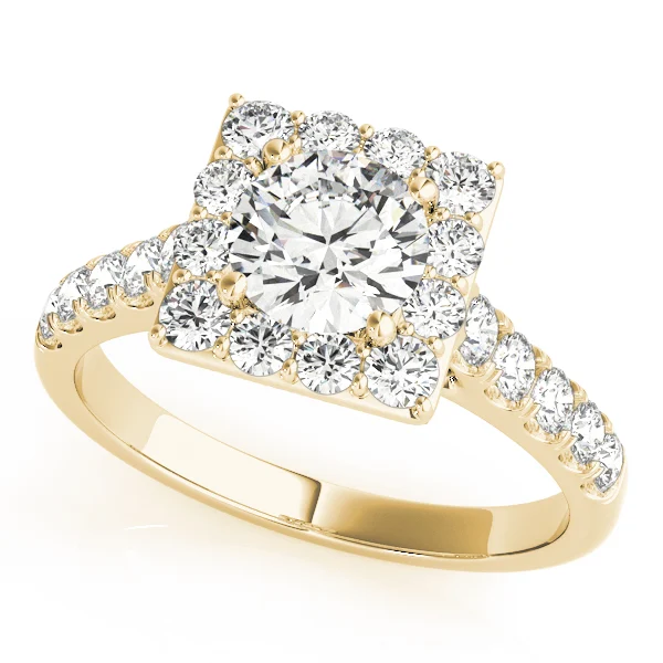 ENGAGEMENT RINGS HALO ROUND - Image 4