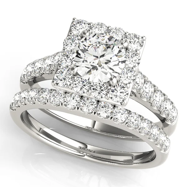 ENGAGEMENT RINGS HALO ROUND - Image 3