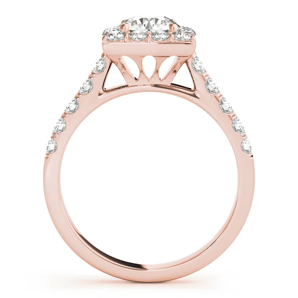ENGAGEMENT RINGS HALO ROUND - Image 8