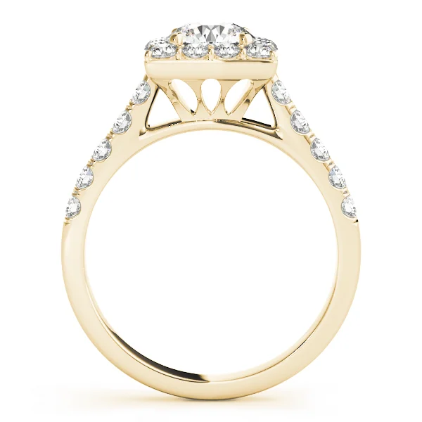 ENGAGEMENT RINGS HALO ROUND - Image 5