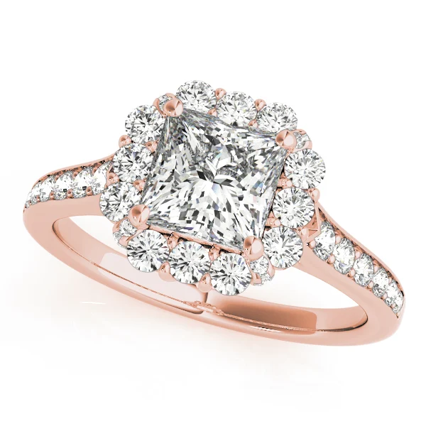 ENGAGEMENT RINGS HALO SQUARE & CUS - Image 7