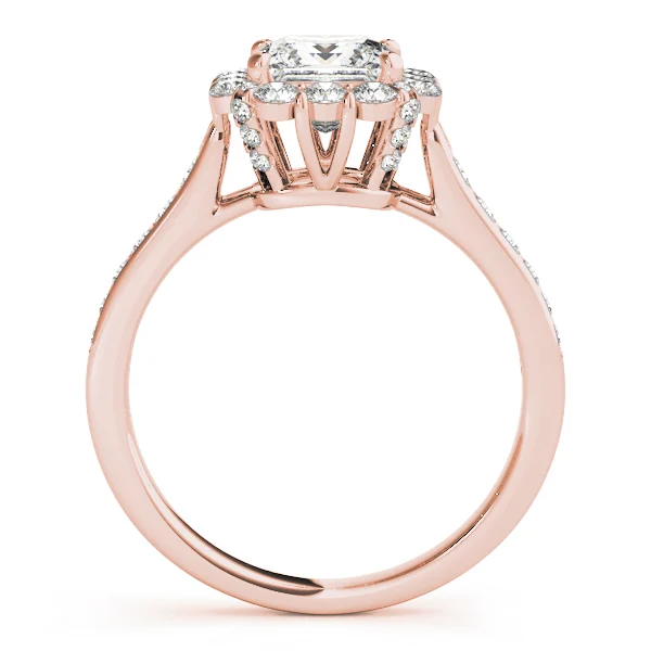 ENGAGEMENT RINGS HALO SQUARE & CUS - Image 8