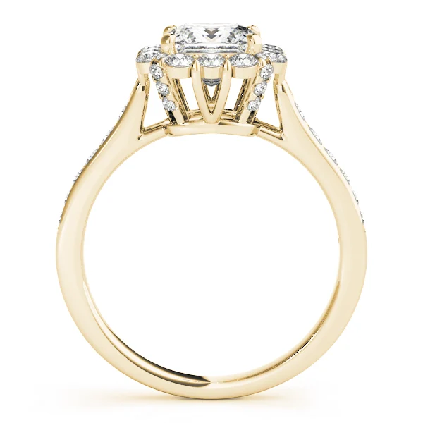 ENGAGEMENT RINGS HALO SQUARE & CUS - Image 5