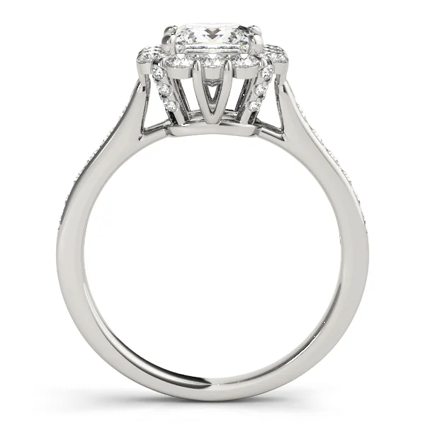 ENGAGEMENT RINGS HALO SQUARE & CUS - Image 2