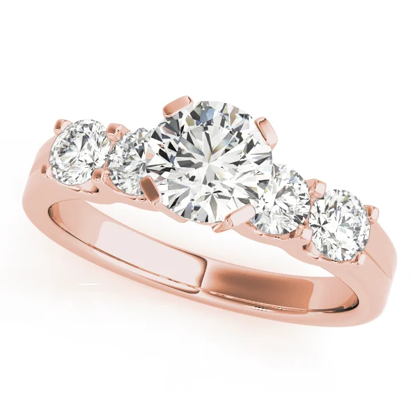 Single Row U-Prong Engagement Ring - Image 7