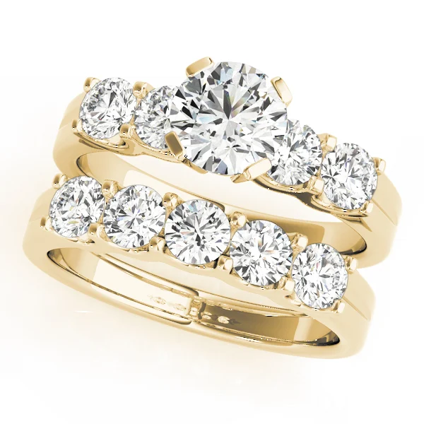 Single Row U-Prong Engagement Ring - Image 6