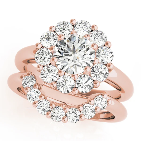 Round Halo Engagement Ring - Image 9