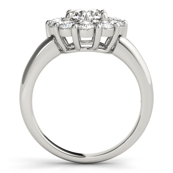 Round Halo Engagement Ring - Image 2