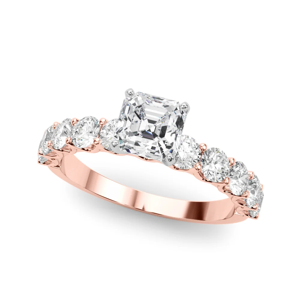 Single Row Diamond Engagement Ring - Image 105