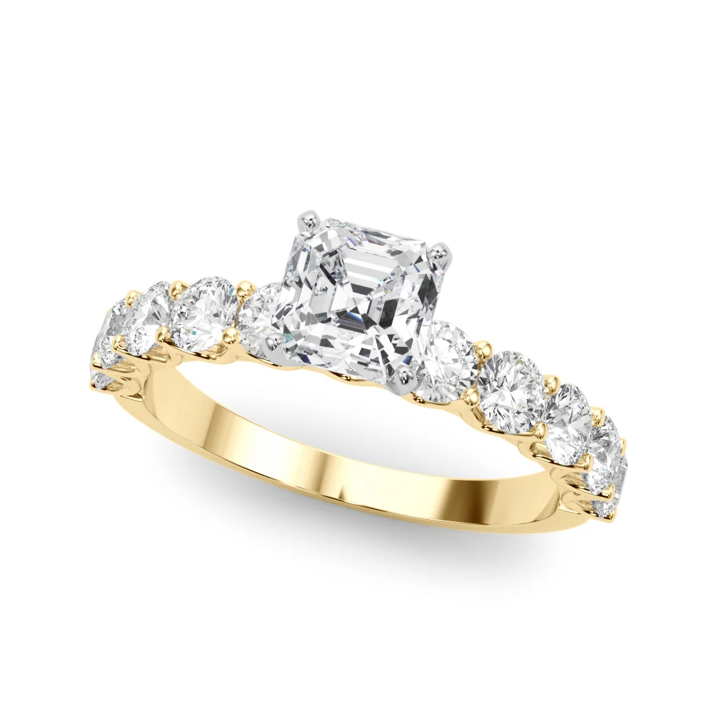 Single Row Diamond Engagement Ring - Image 101