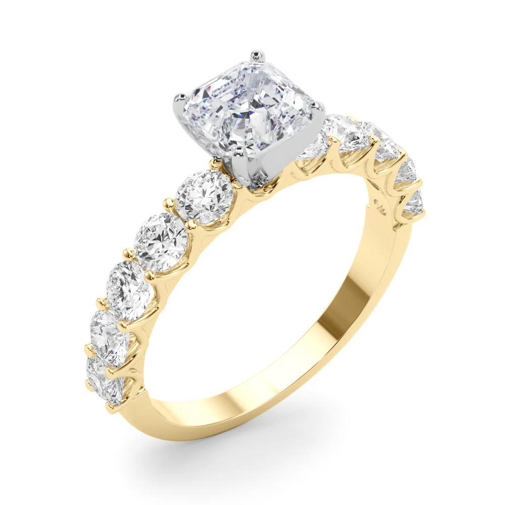 Single Row Diamond Engagement Ring - Image 104