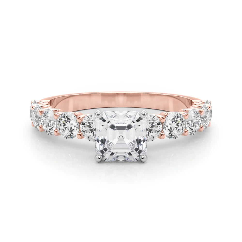 Single Row Diamond Engagement Ring - Image 107