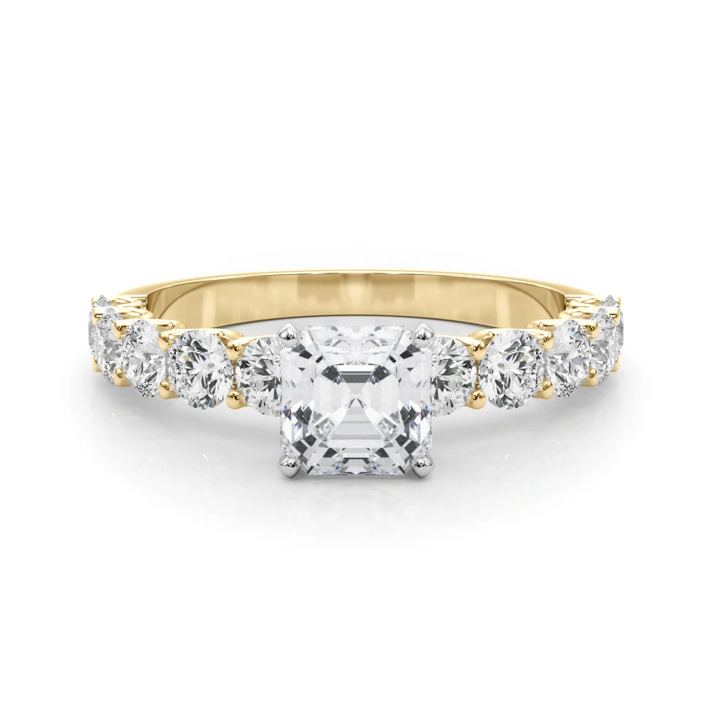 Single Row Diamond Engagement Ring - Image 103
