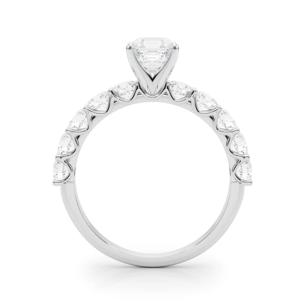 Single Row Diamond Engagement Ring - Image 98