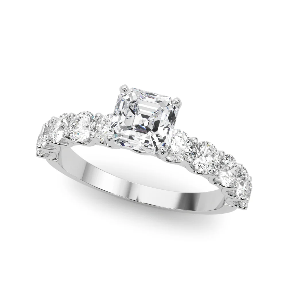 Single Row Diamond Engagement Ring - Image 97