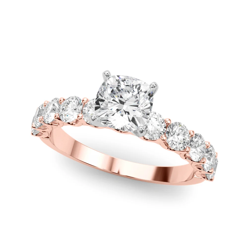 Single Row Diamond Engagement Ring - Image 57