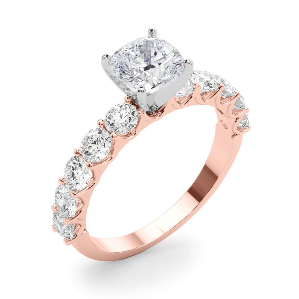 Single Row Diamond Engagement Ring - Image 60