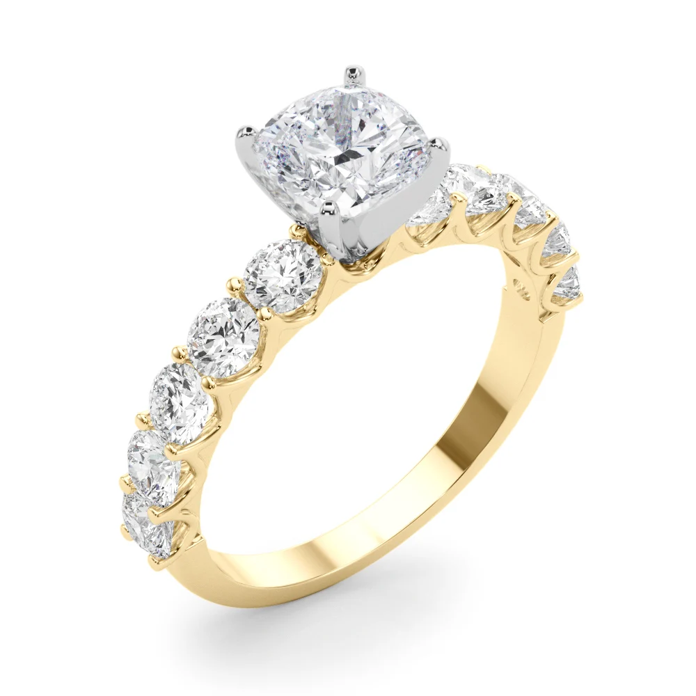 Single Row Diamond Engagement Ring - Image 56