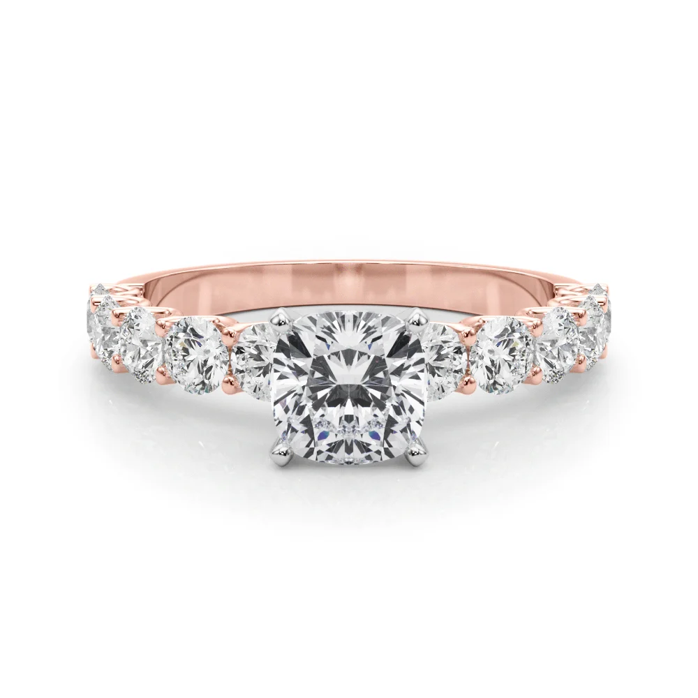 Single Row Diamond Engagement Ring - Image 59