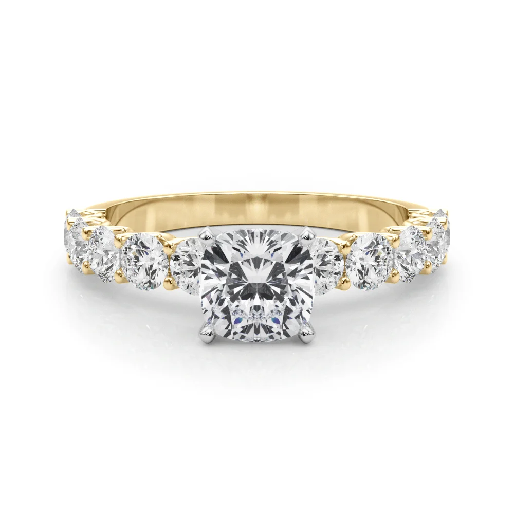 Single Row Diamond Engagement Ring - Image 55