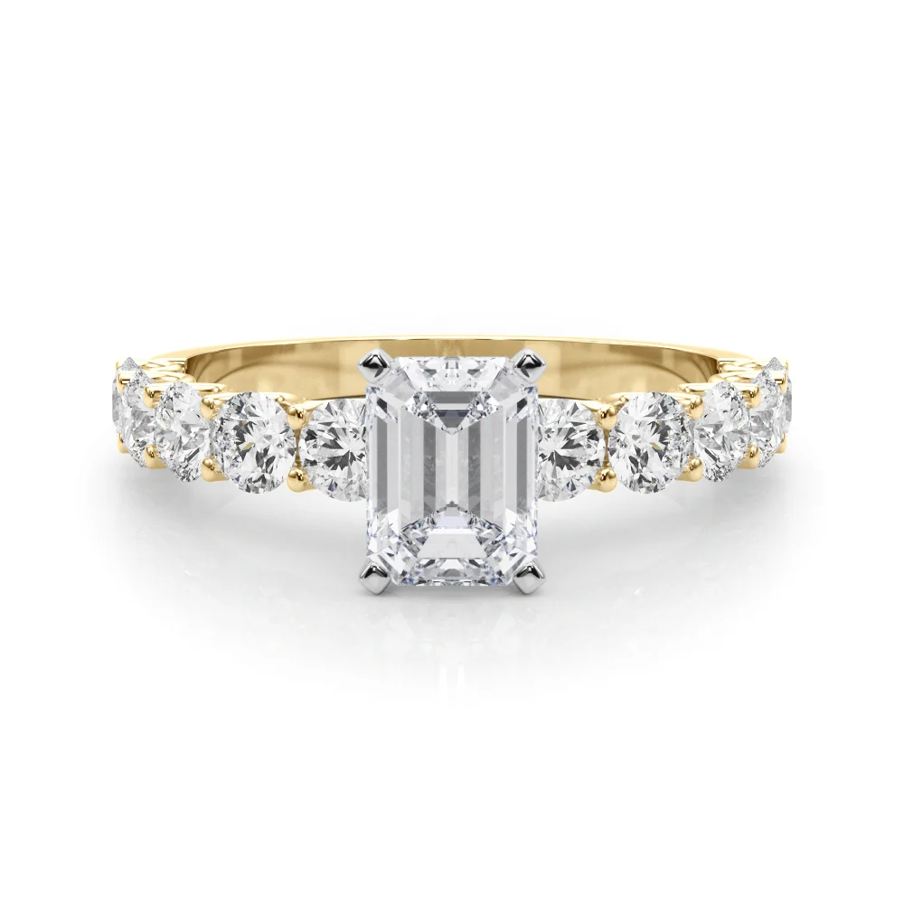 Single Row Diamond Engagement Ring - Image 19