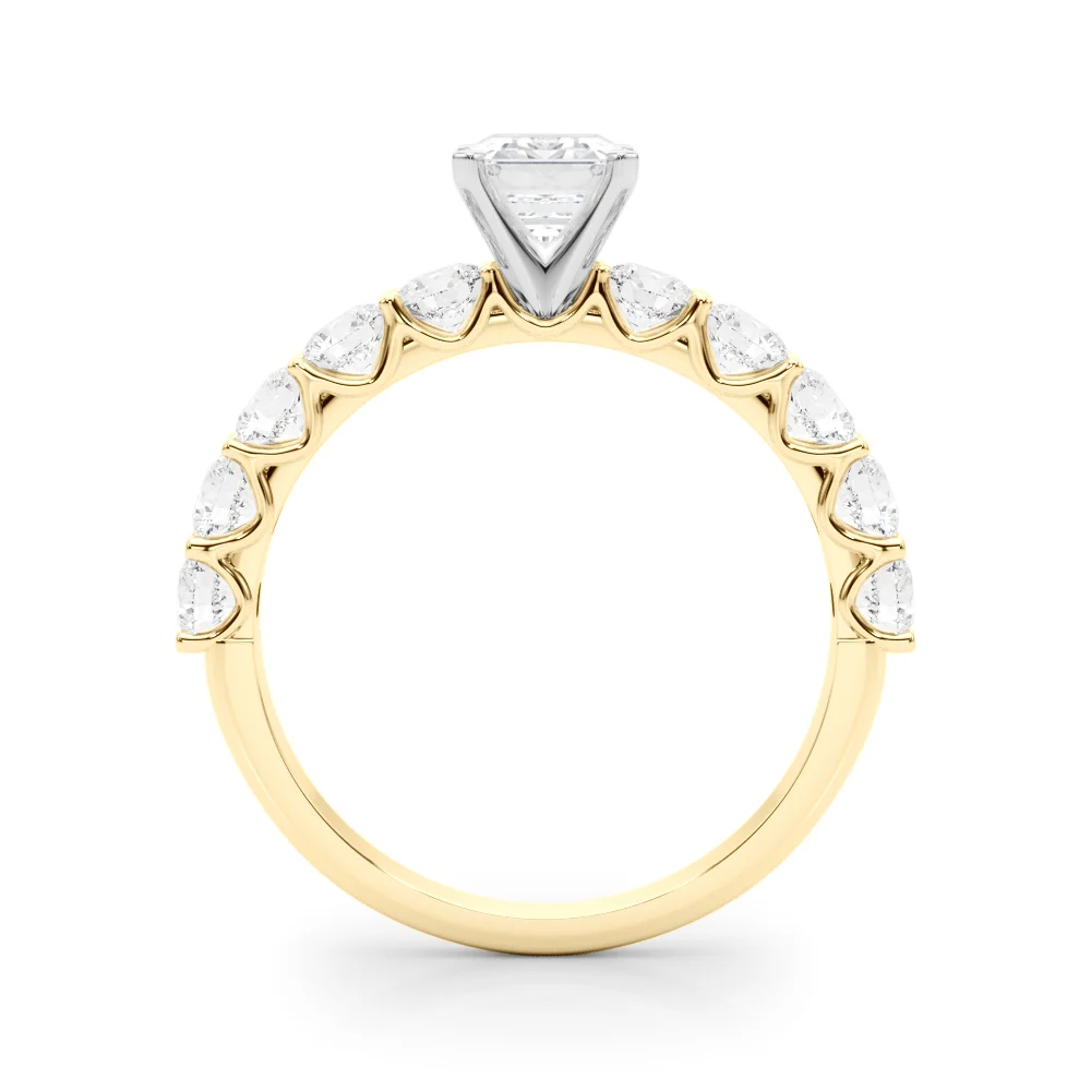 Single Row Diamond Engagement Ring - Image 18