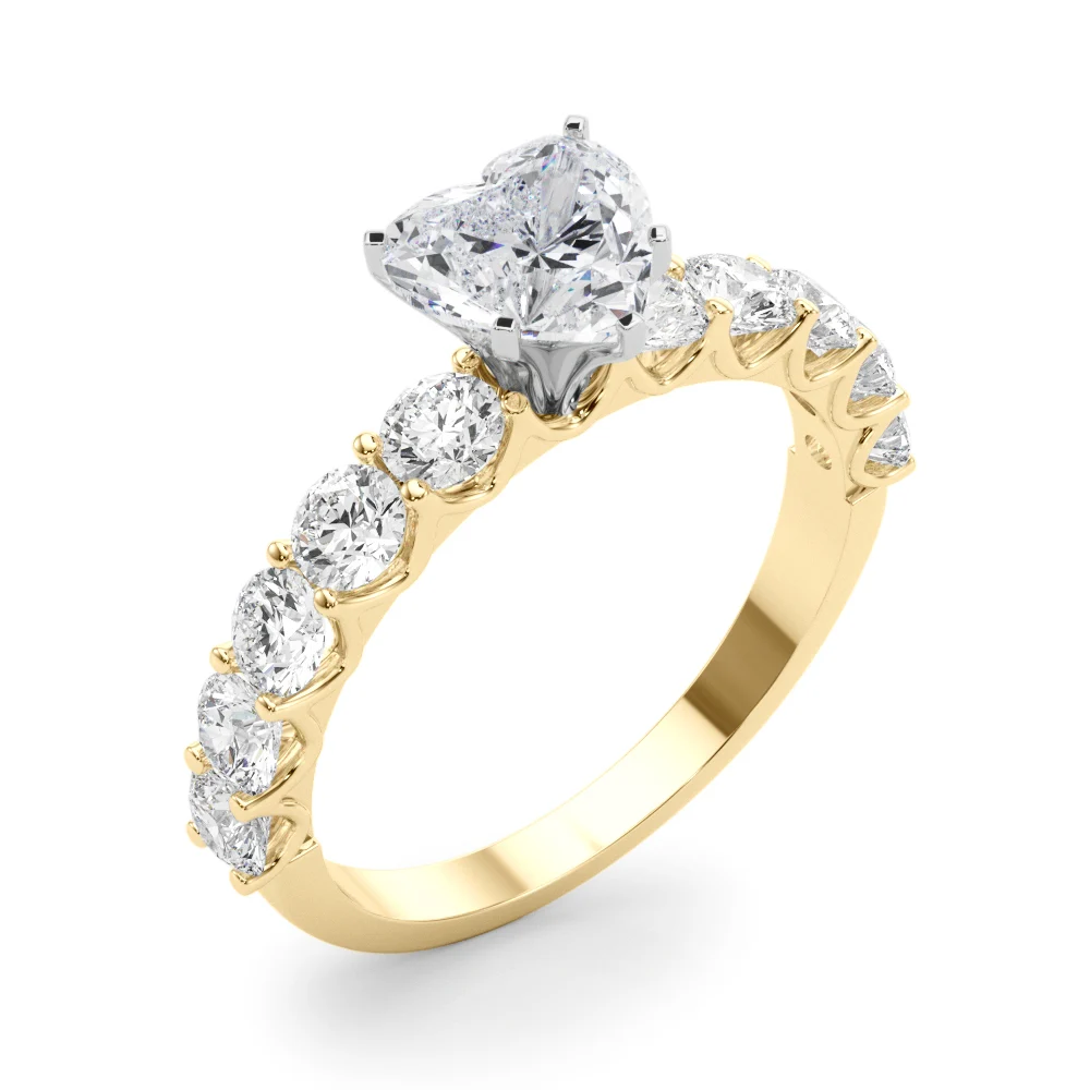 Single Row Diamond Engagement Ring - Image 116
