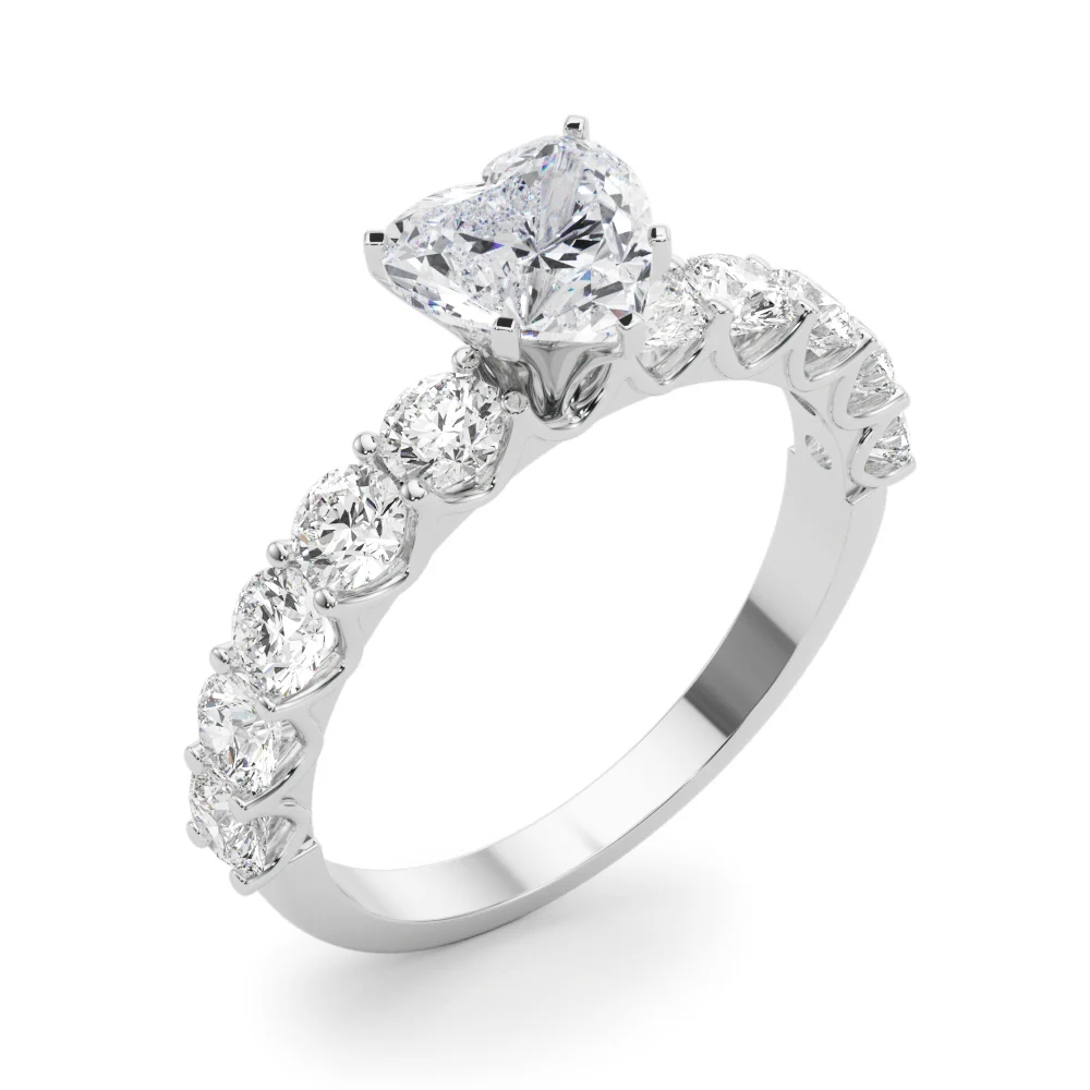 Single Row Diamond Engagement Ring - Image 112