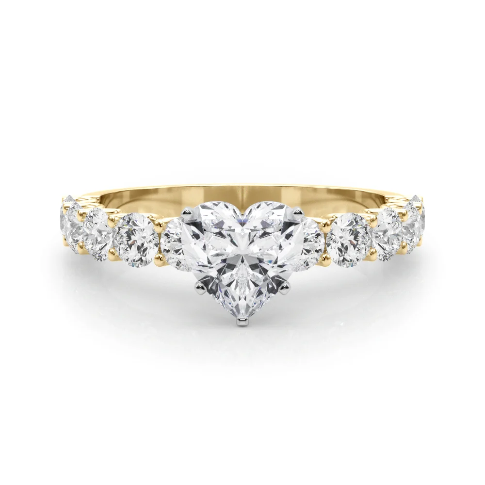 Single Row Diamond Engagement Ring - Image 115