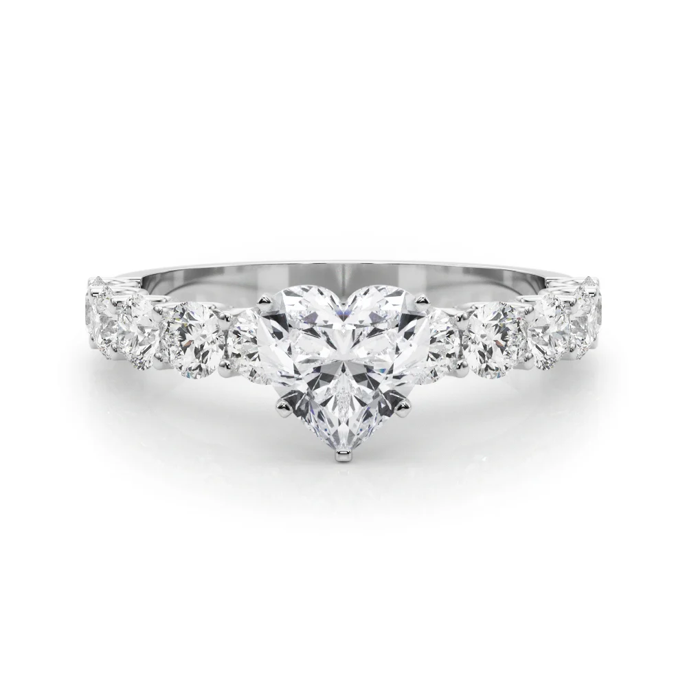 Single Row Diamond Engagement Ring - Image 111