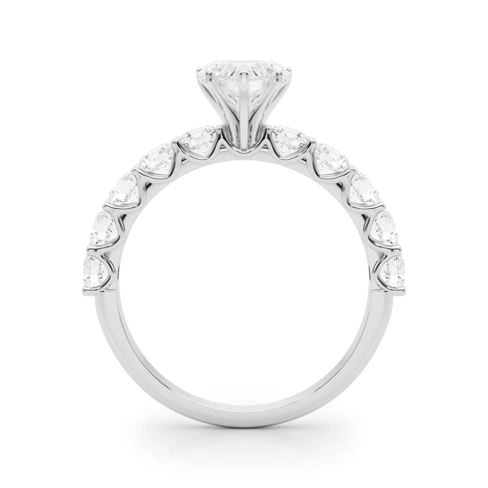 Single Row Diamond Engagement Ring - Image 110