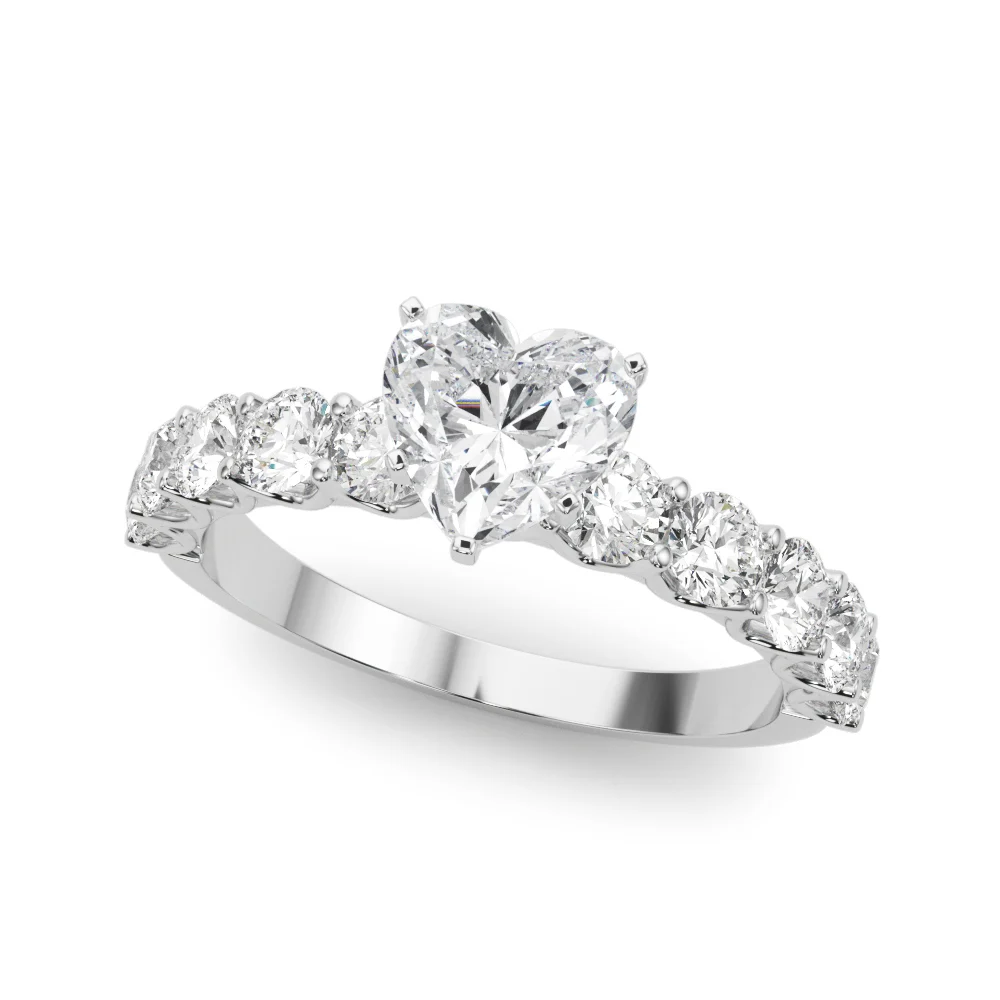 Single Row Diamond Engagement Ring - Image 109