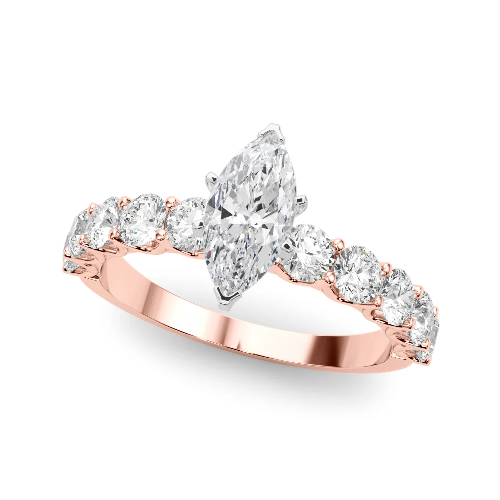 Single Row Diamond Engagement Ring - Image 93