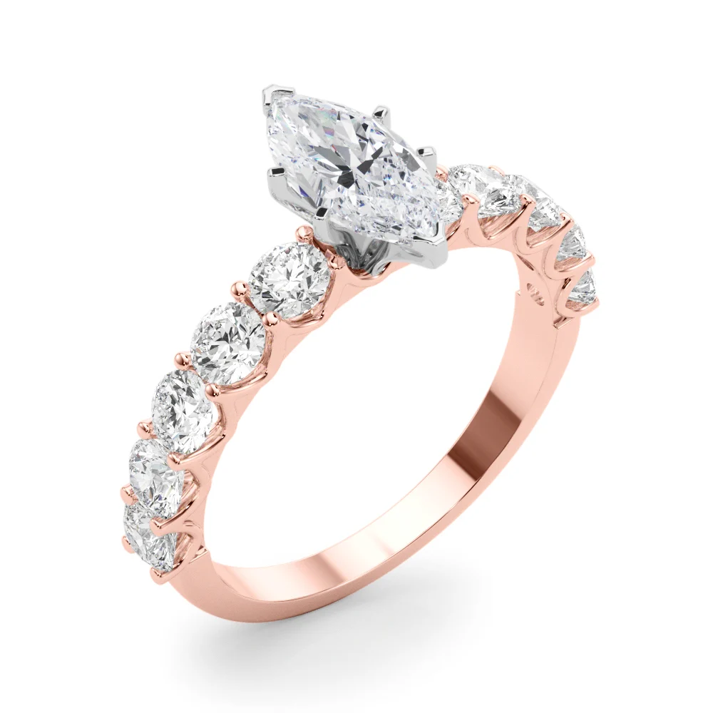 Single Row Diamond Engagement Ring - Image 96