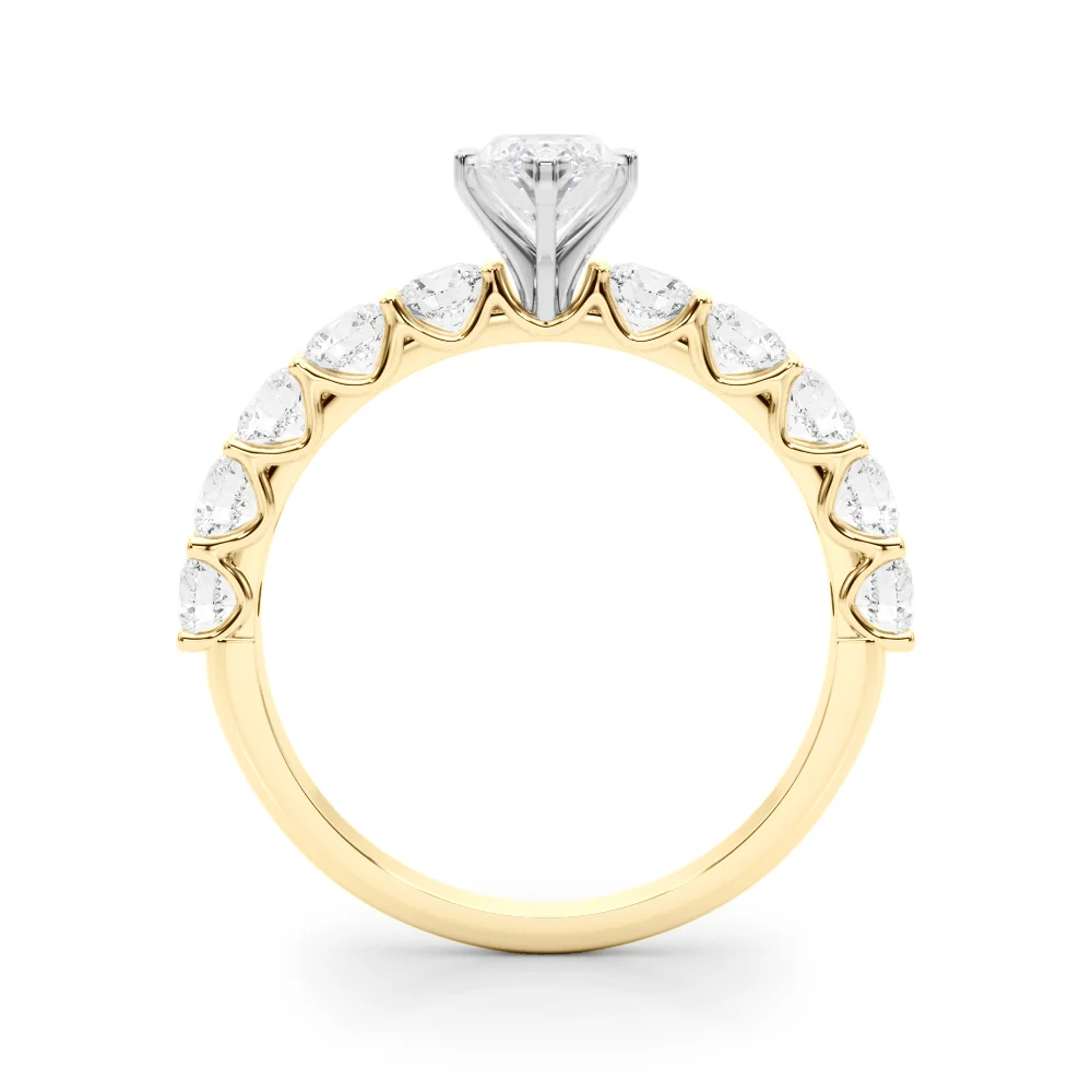 Single Row Diamond Engagement Ring - Image 90