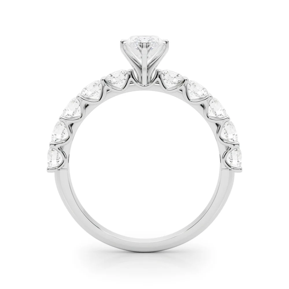 Single Row Diamond Engagement Ring - Image 86