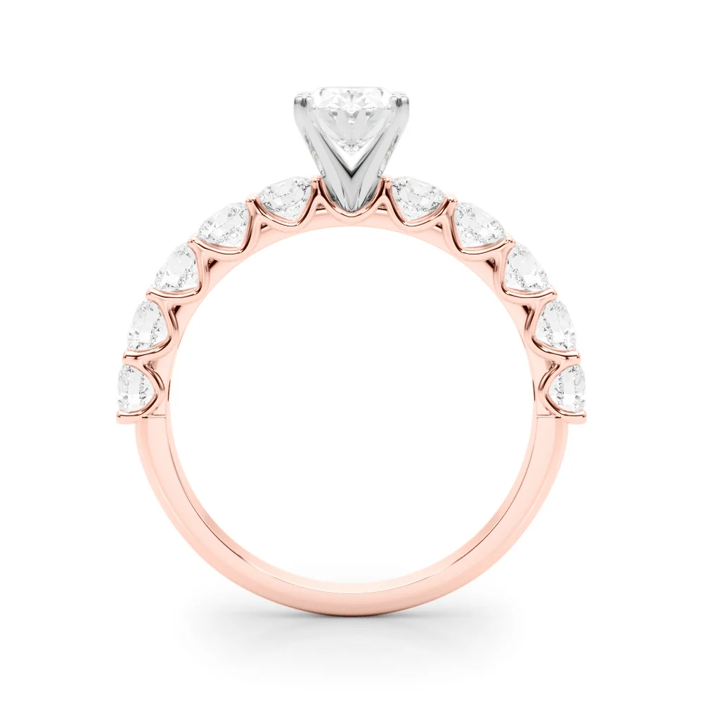 Single Row Diamond Engagement Ring - Image 46