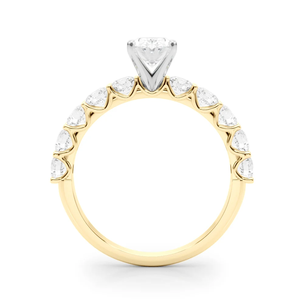 Single Row Diamond Engagement Ring - Image 42