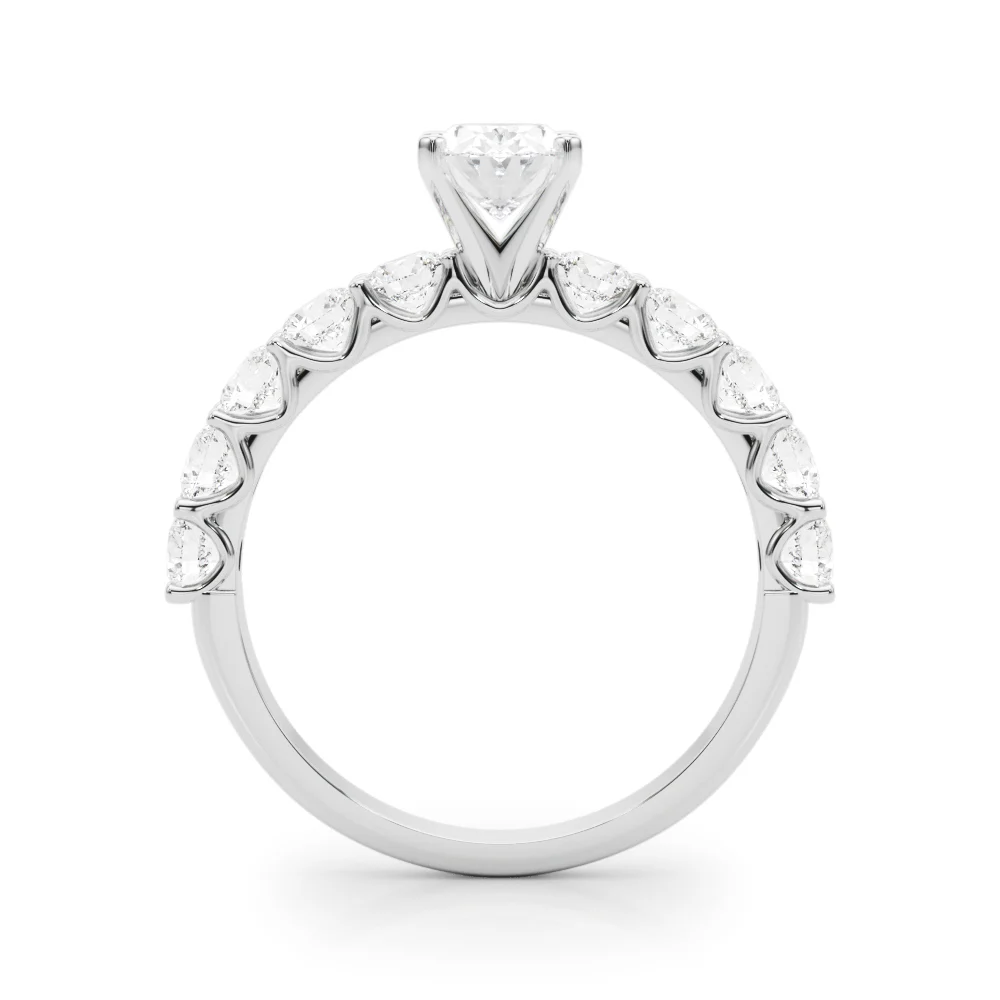 Single Row Diamond Engagement Ring - Image 38