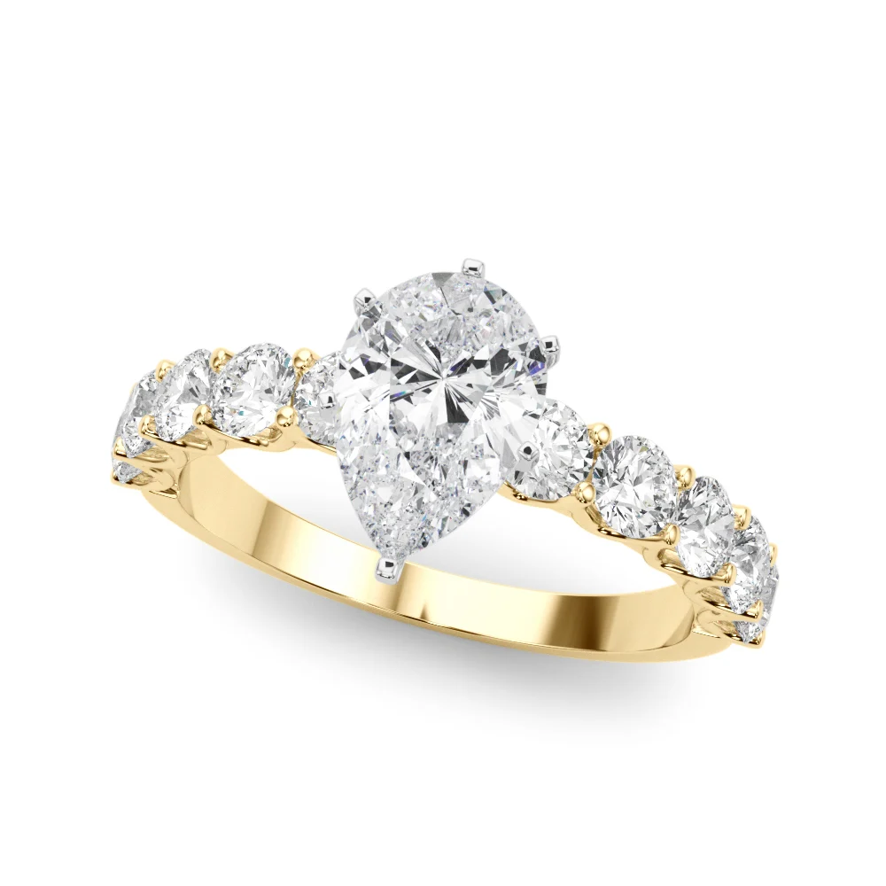 Single Row Diamond Engagement Ring - Image 77