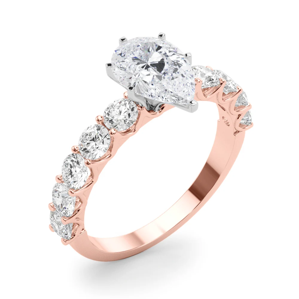 Single Row Diamond Engagement Ring - Image 84