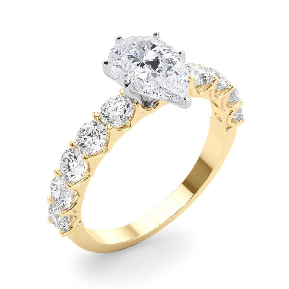 Single Row Diamond Engagement Ring - Image 80